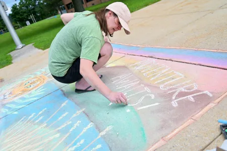 Chalk the walk